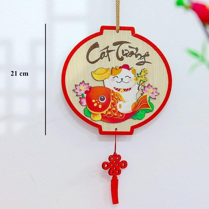 Bảng gỗ xinh xắn trang trí tết, bảng gỗ decor trang trí treo tường