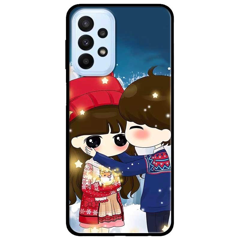Ốp lưng dành cho Samsung A23 4G - A53 5G - A73 5G - Cặp Đôi Áo Thổ Cẩm