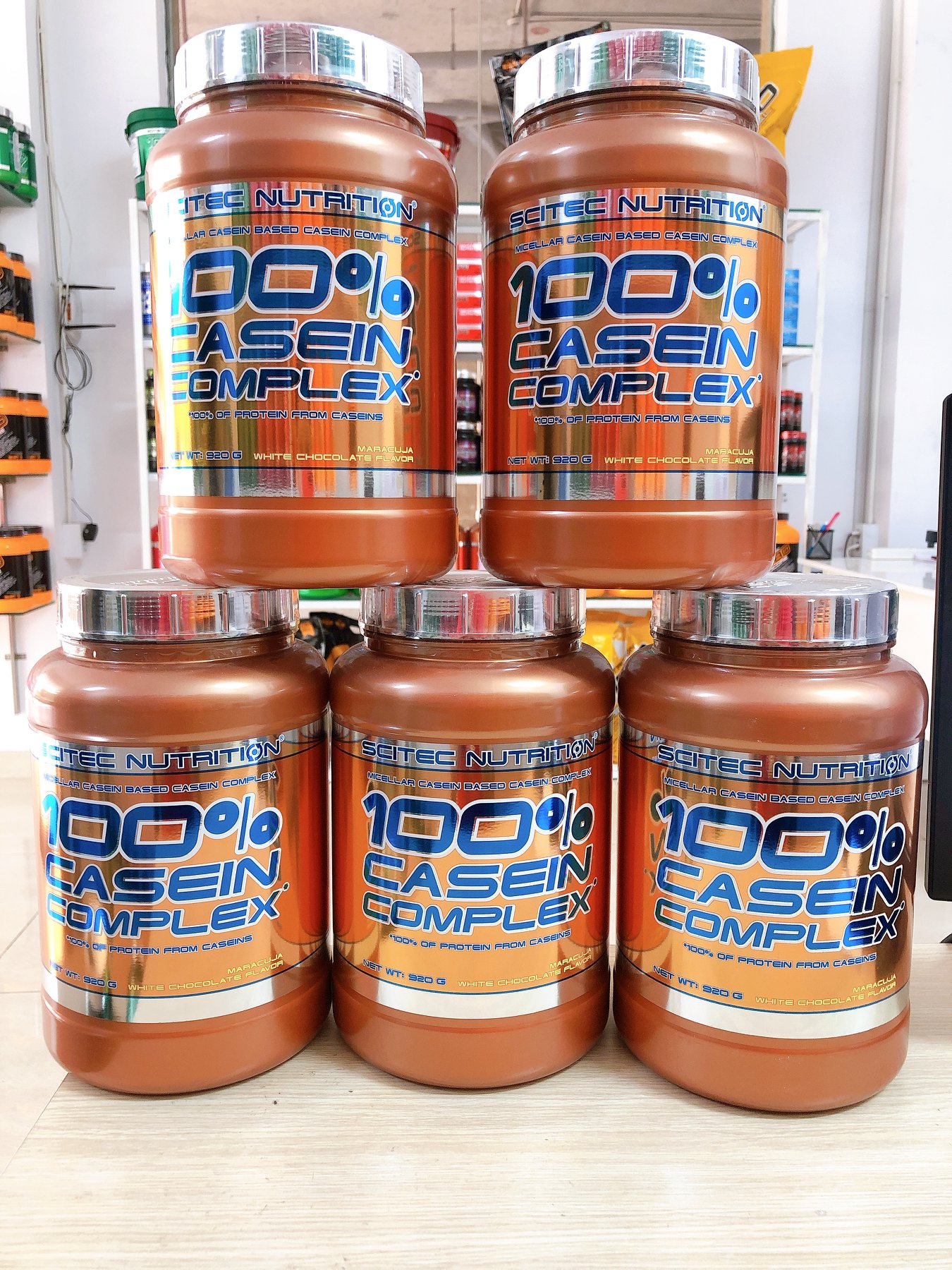 Sữa Tăng Cơ 100% Casein Complex - Scitec Nutrition - Nuôi Dưỡng, Tăng Trưởng Và Phục Hồi Cơ Vào Ban Đêm