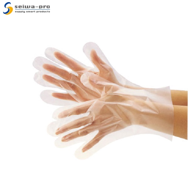 Combo 01 Set túi Zip bảo quản thực phẩm Pearl Metal + 01 Set găng tay nilon dùng một lần Seiwa Pro - Nội địa Nhật Bản