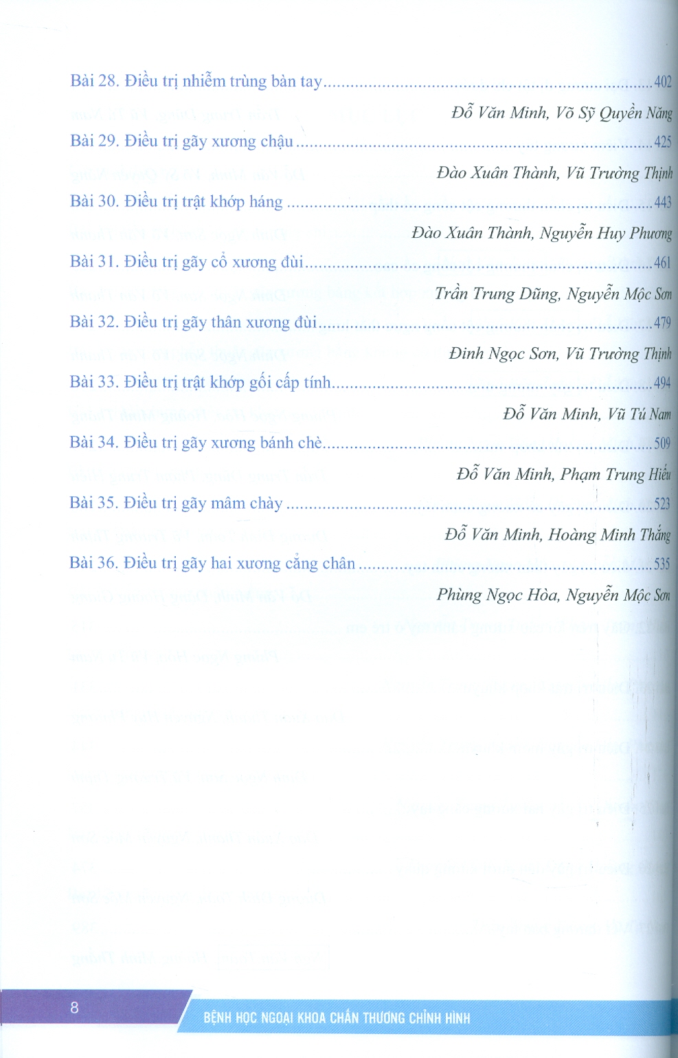 Bệnh Học Ngoại Khoa Chấn Thương Chỉnh Hình (Dùng cho đào tạo sau đại học) - ảnh 8