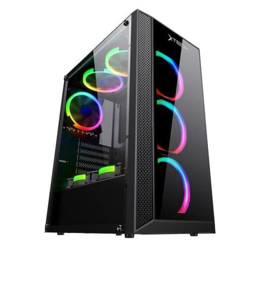 Vỏ Case Máy Tính XTECH Gaming F3 Kính Cường Lực-Hàng Chính Hãng