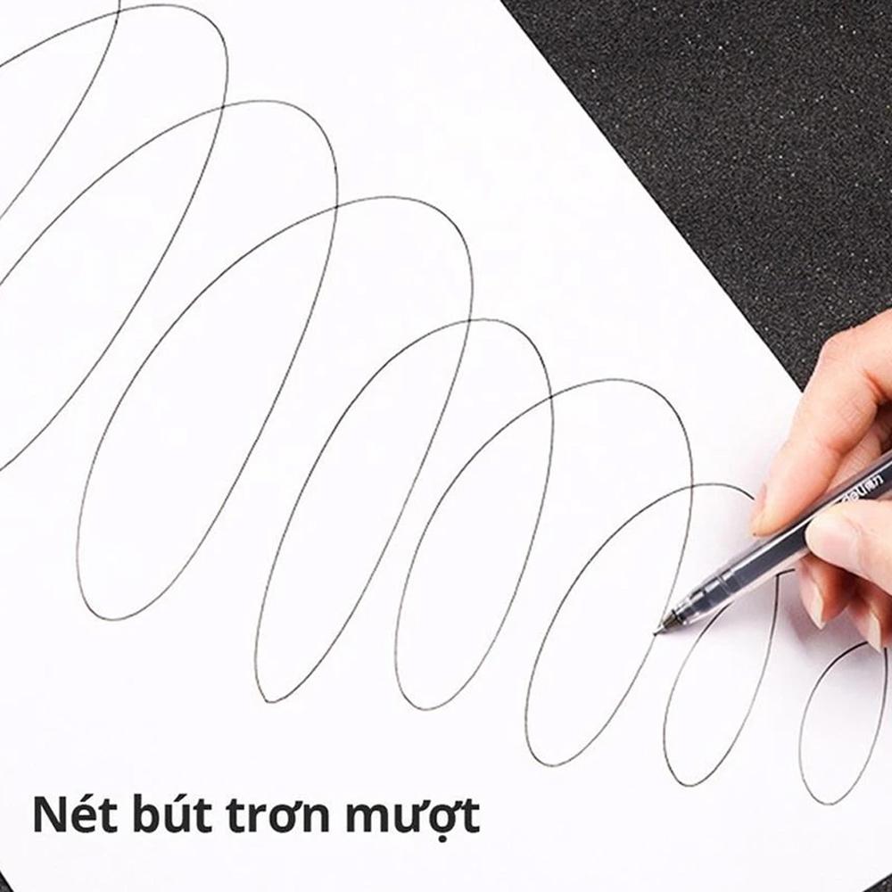 Bút Gel Delight 0.5 mm - Deli EG118-BR - Mực Nâu