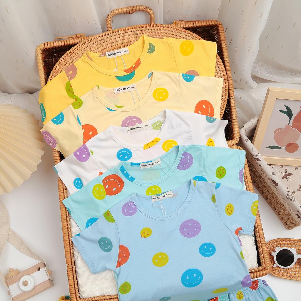 Bộ cộc tay cho bé bộ cộc tay Minkymom họa tiết TRÁI BƠ cho bé trai bé gái Chất thun lạnh cao cấp siêu mềm siêu mát