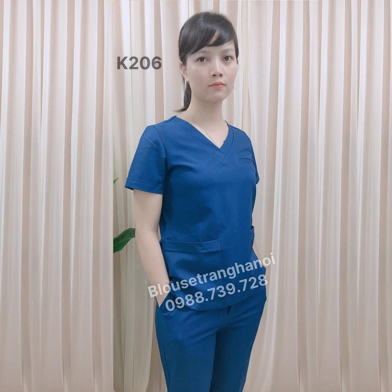 Quần áo phòng mổ, bộ scrubs cho bác sĩ - Blouse trắng Hà Nội