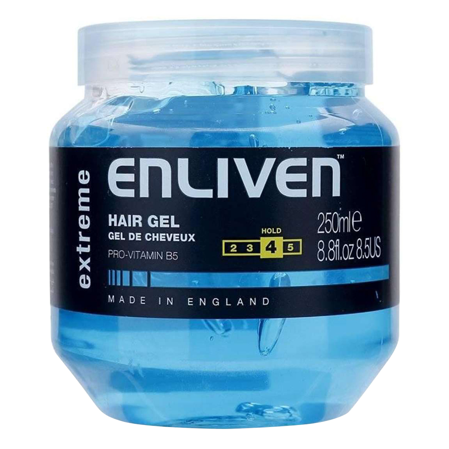 Gel Vuốt Tóc Giữ Nếp Cứng Enliven Hair Gel Extreme Độ Cứng 4/5 250ml