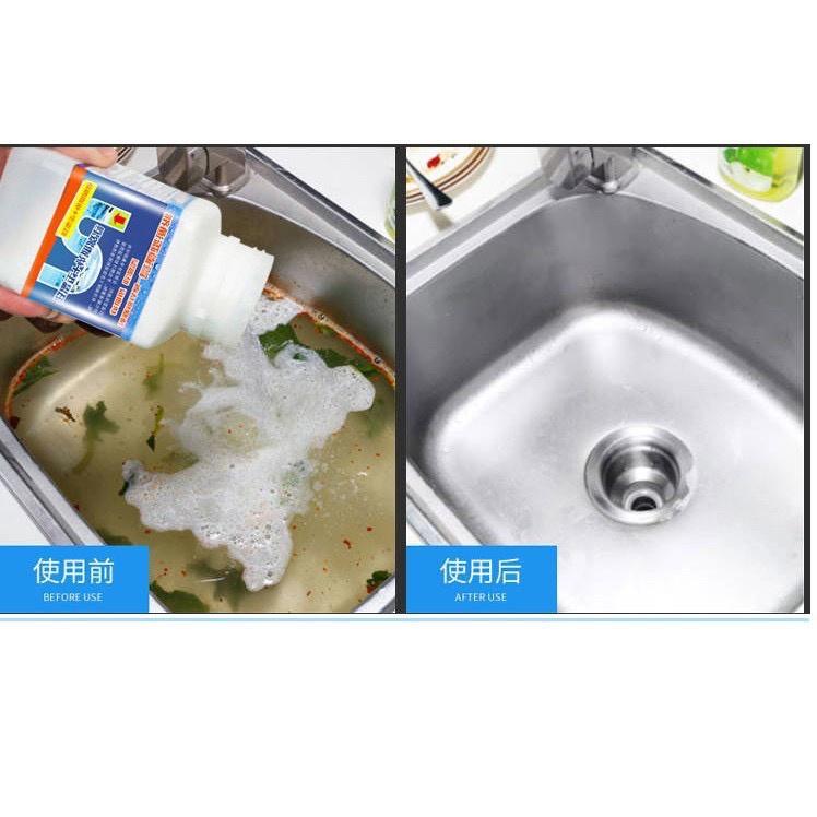 280gr Bột Thông Tắc Cống, Đường Ống, Bồn Cầu, Bồn Rửa Mặt..Xử Lý Triệt Để Cặn Bã