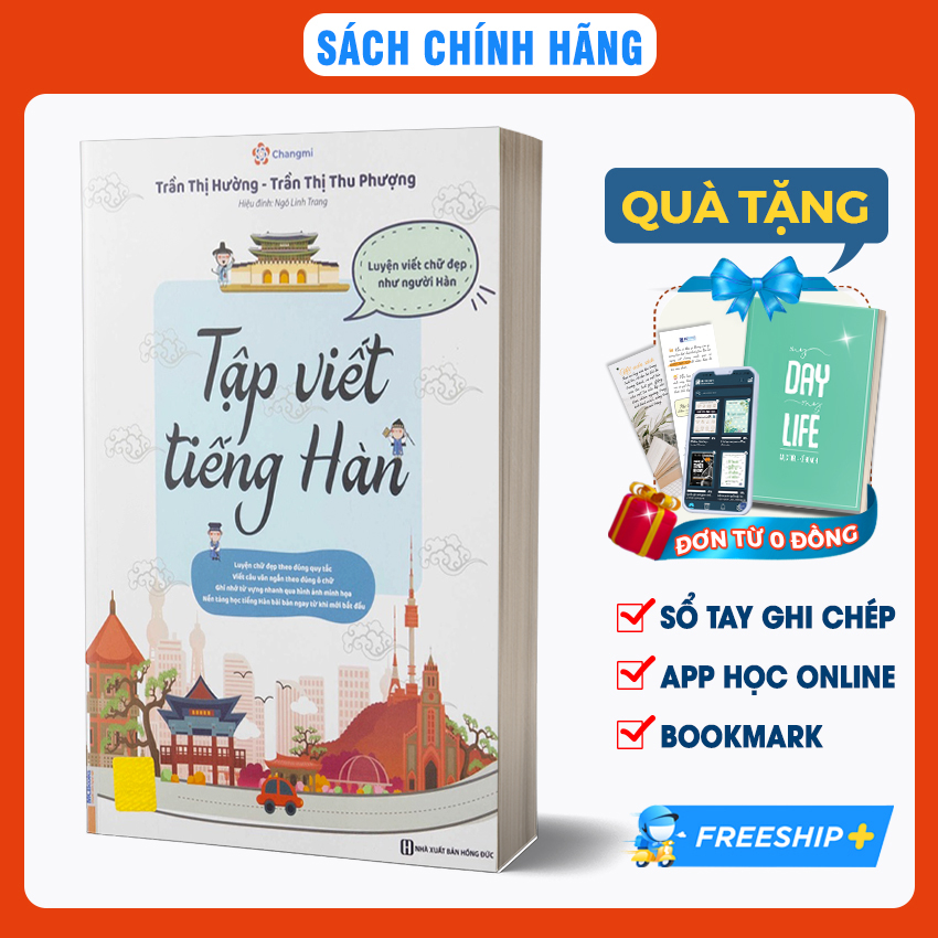 Sách Tập Viết Tiếng Hàn - Luyện Viết Chữ Đẹp Như Người Hàn - Bản Mới