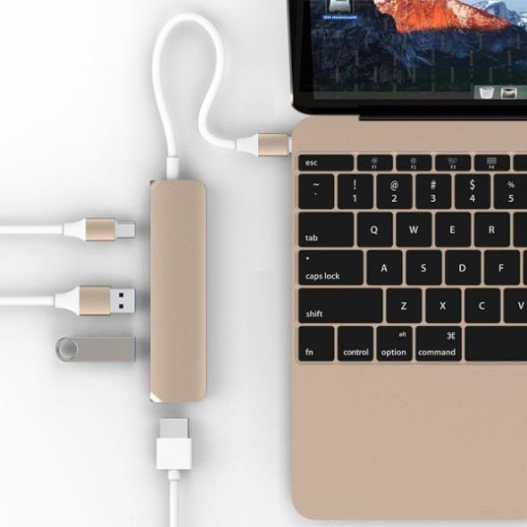 Cáp HYPERDRIVE USB TYPE-C HUB WITH 4K HDMI - Hàng Chính Hãng