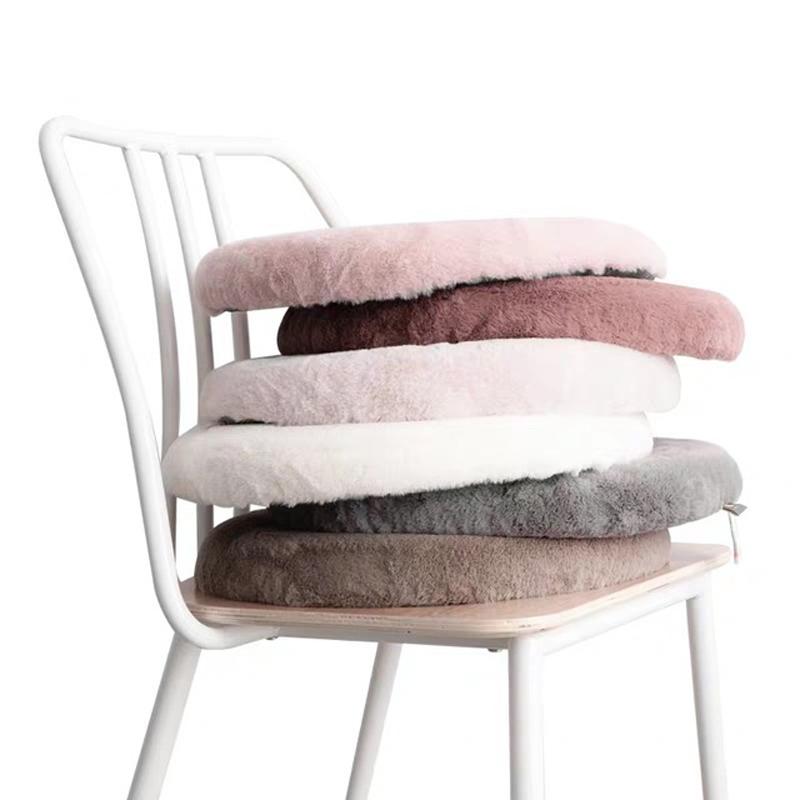 Ins Đệm Tròn Dày Futon Có Thể Giặt Được Đầm Phân Tất Nam Thảm Bay Cửa Sổ Đệm Nhà Lông Đệm Ghế