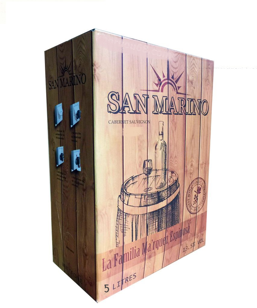 Rượu vang bịch Chile San Marino 5 lít