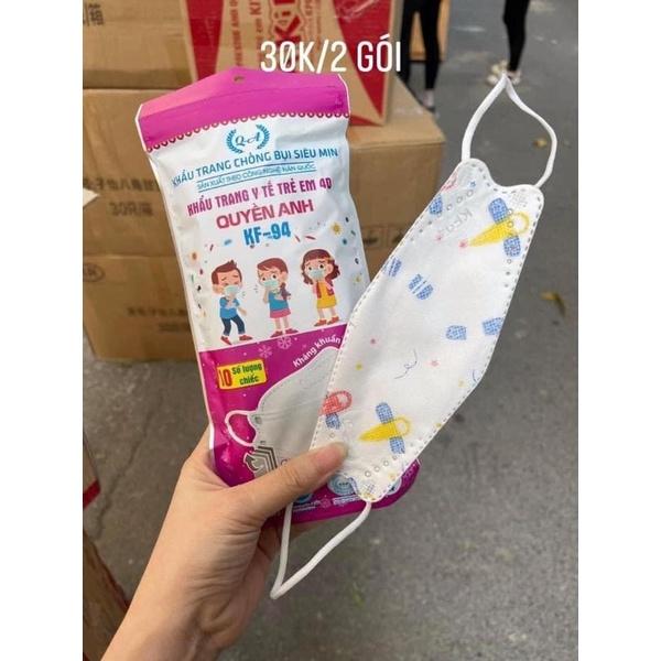 Khẩu trang y tế KF94 chống bụi mịn gói 10 chiếc
