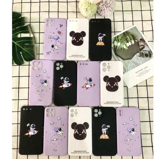 Ốp IPhon Dẻo Viền Vuông In Hình Cute Dành Cho iphon 6G/7G/ 7P/8P/X/XS/XSMAX/11/11PROMAX/12/12PRO//12PROMAX
