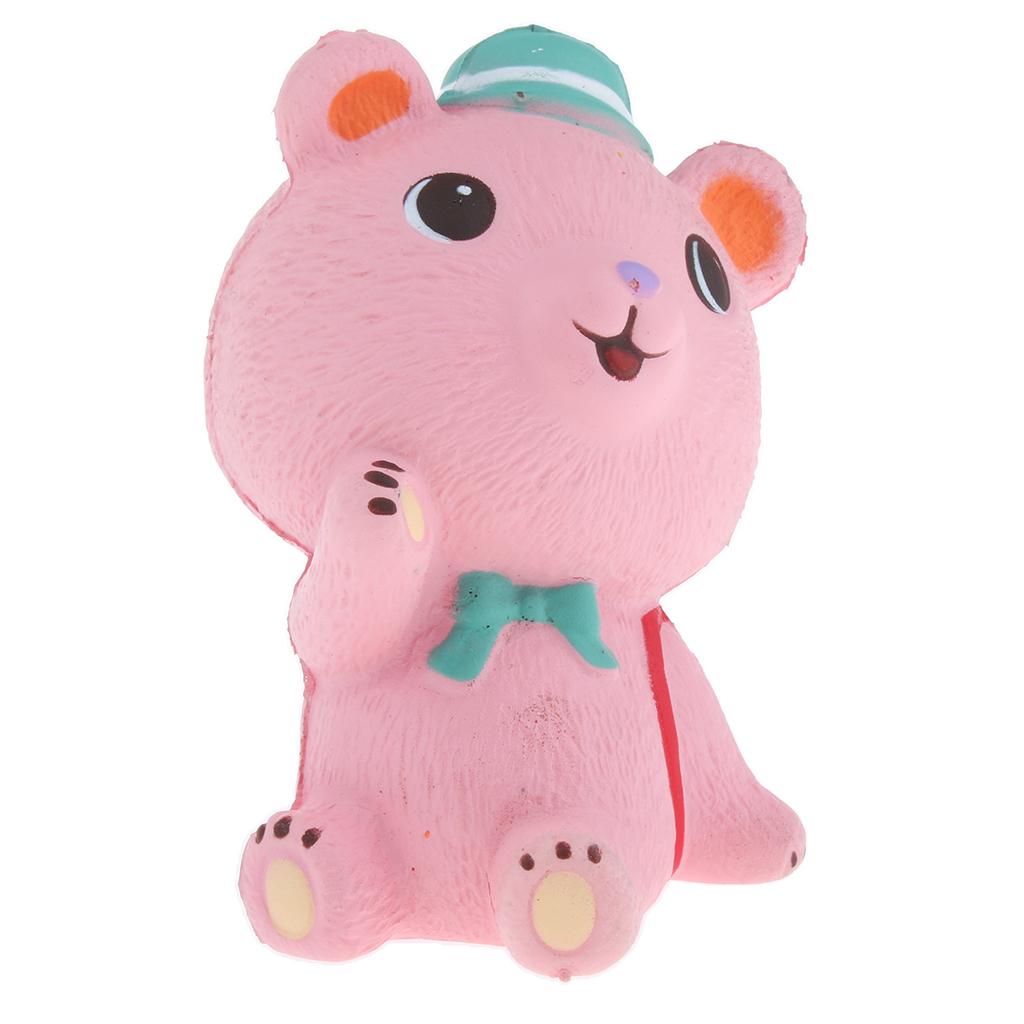 Jumbo Squishy Cartoon Backpack Pig Animal Soft Slow Rising Cream Scented Squeeze Kid Gift Toy Home Office Decor Christmas