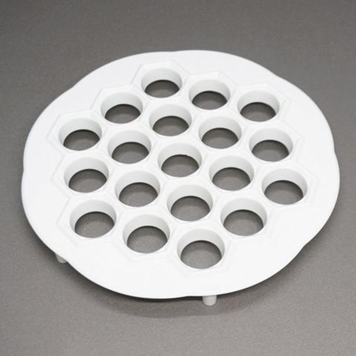 Khuôn tạo hình bánh há cảo, bánh bao - 19 holes dumpling mold