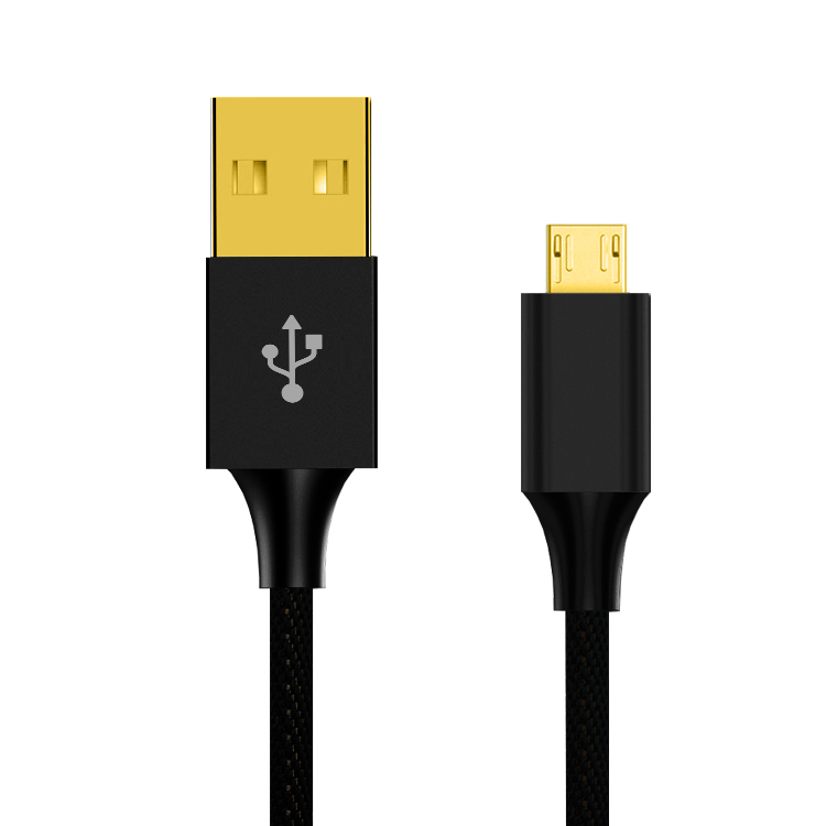 Dây cáp sạc android đầu nối usb mạ vàng sạc pin nhanh và ổn định hơn IL07 chính hãng