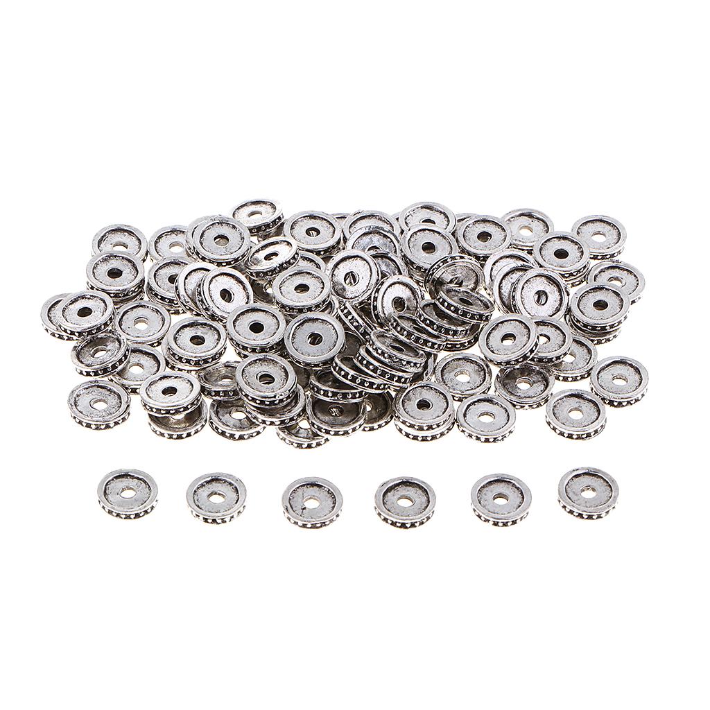 100Pcs 8mm Jewelry Findings Beading Smooth Beads for Necklace Decoration