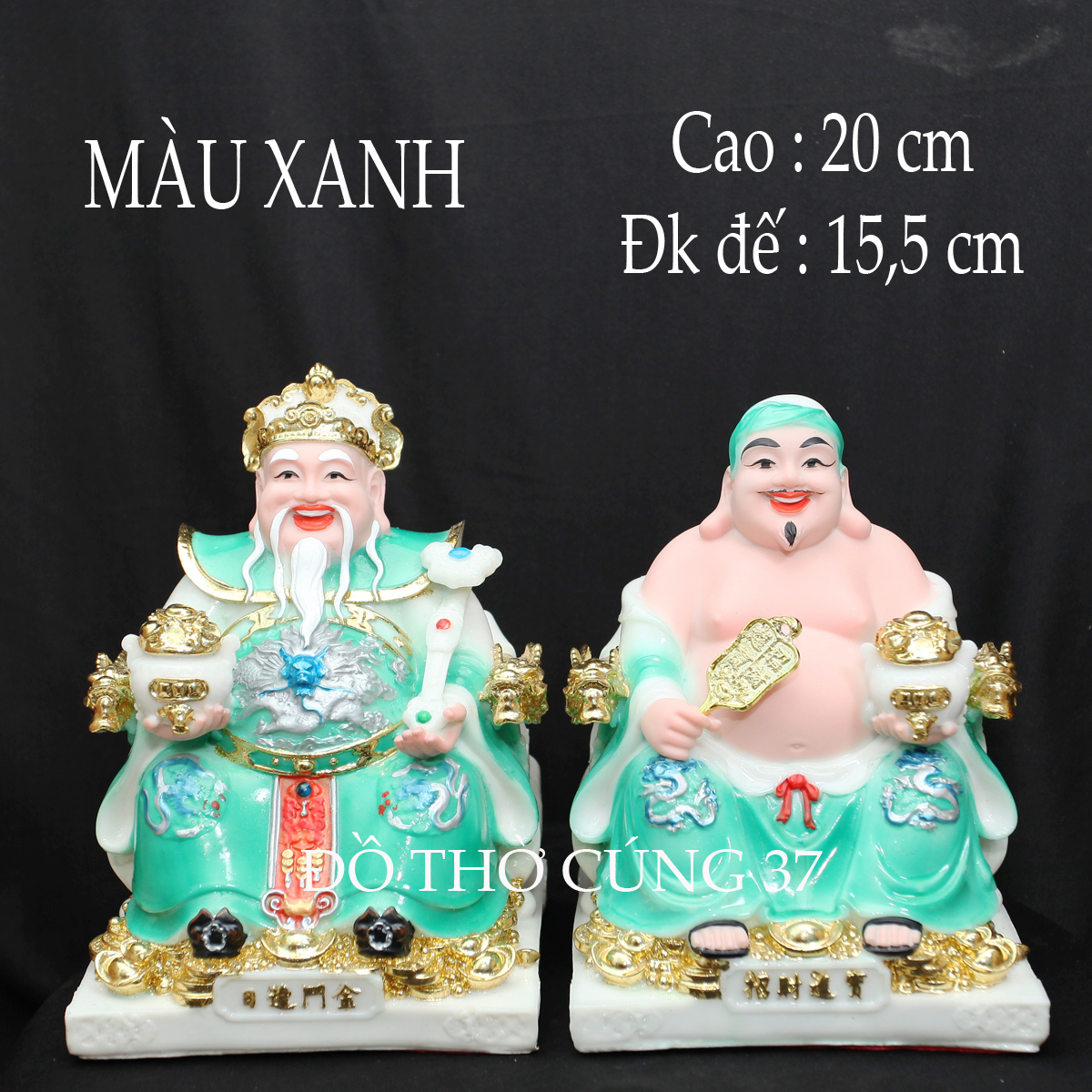 TƯỢNG THẦN TÀI THỔ ĐỊA GẤM CHẤT LIỆU BỘT ĐÁ + COMPOSITE