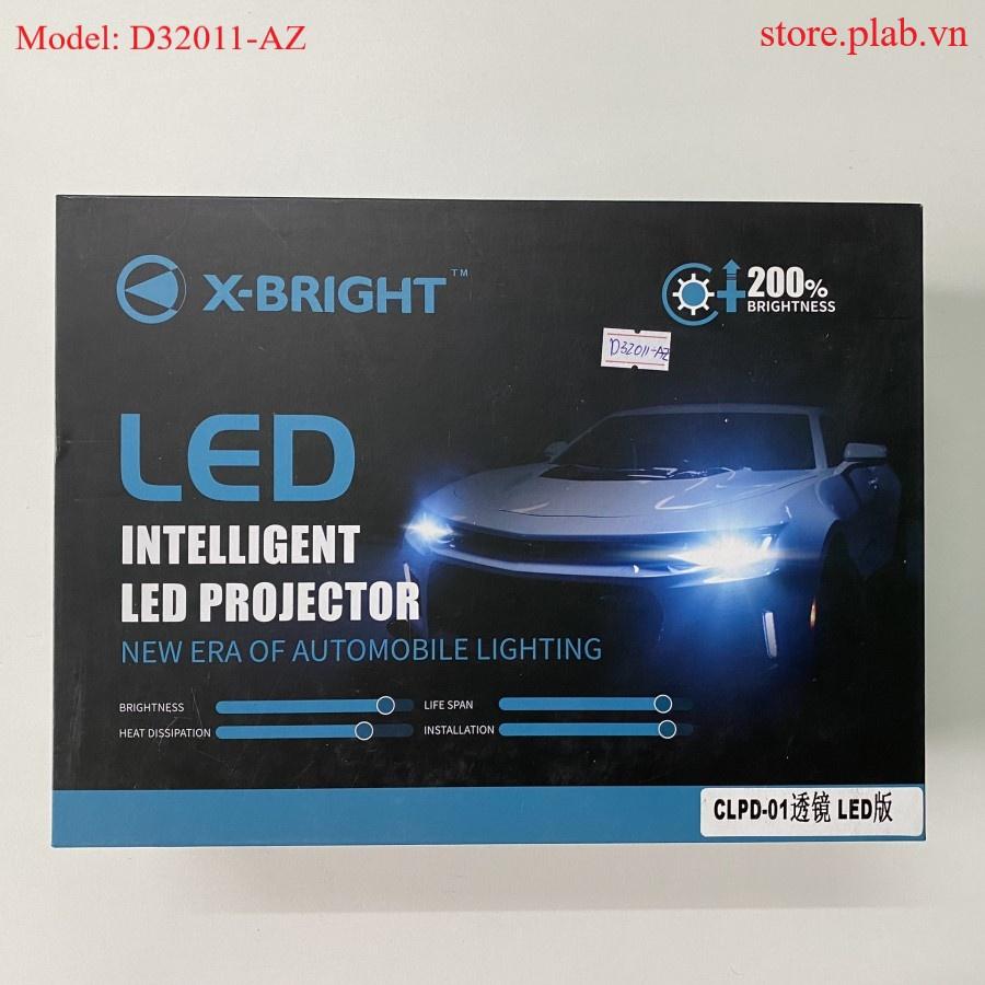 Đèn bi cầu LED ô tô 3 inch công suất 50W/56W (cos/pha) X-BRIGHT OEM