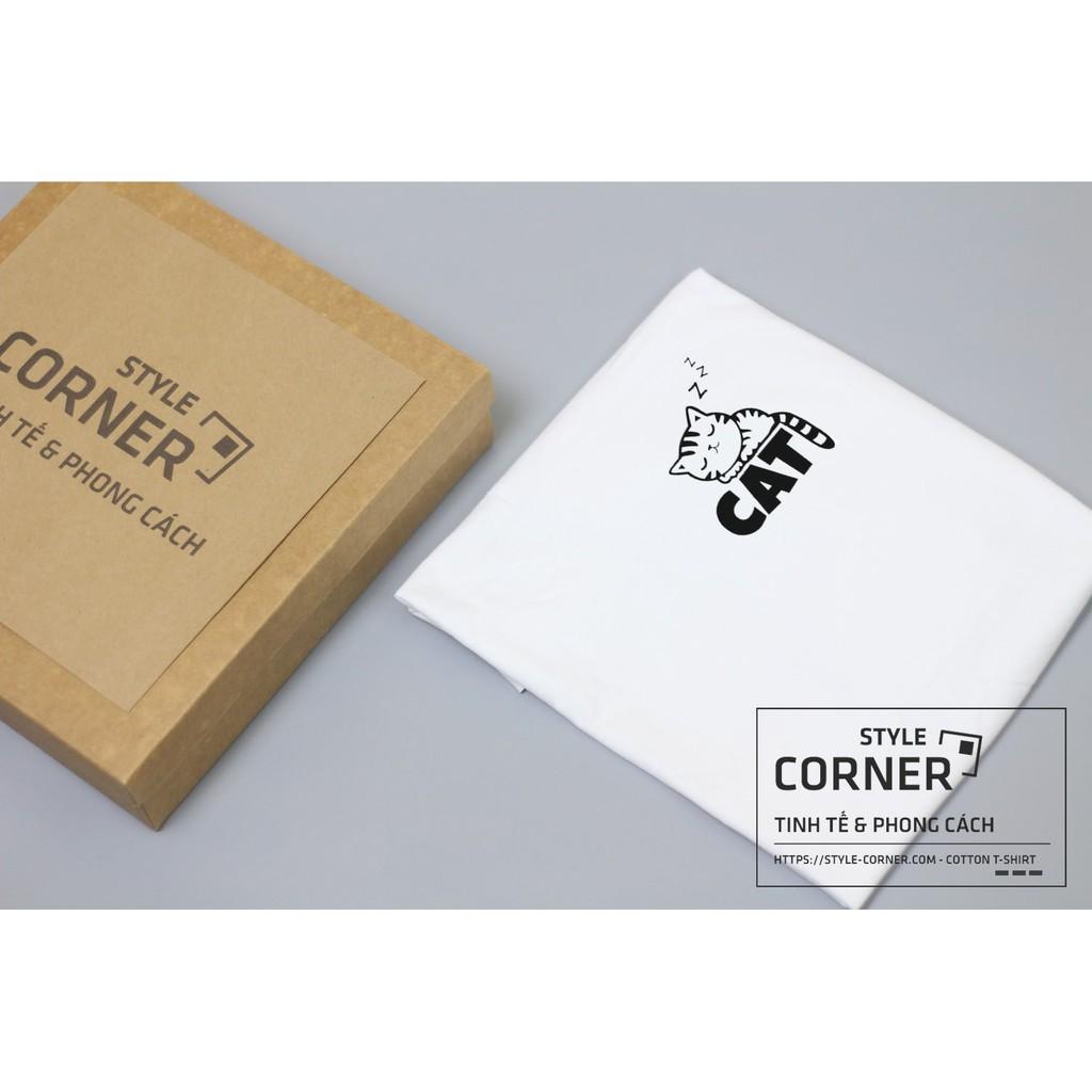 Áo thun Cotton 4 chiều Siêu mát Style Corner Mèo nhỏ