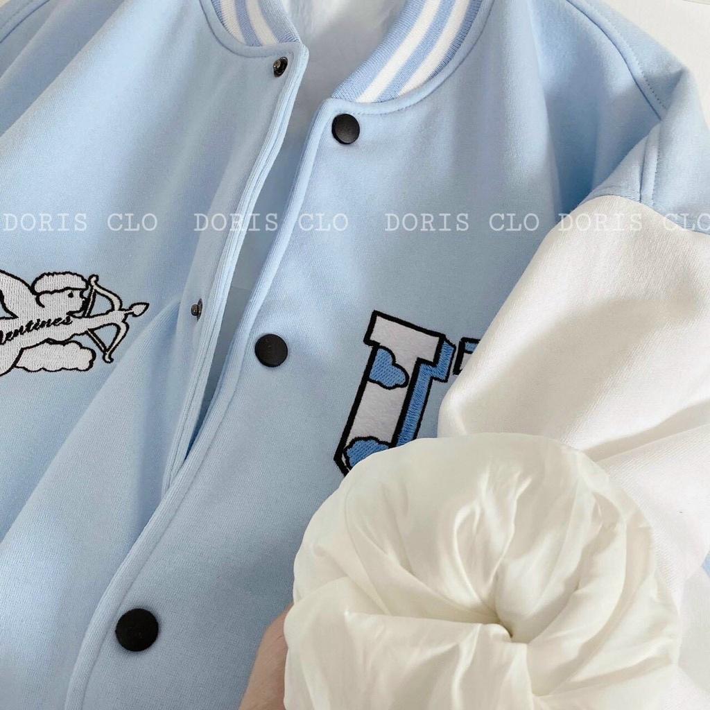 Áo khoác cardigan nỉ ngoại 2 lớp cổ tròn cực đẹp thời trang mới hottrend cho các bạn trẻ