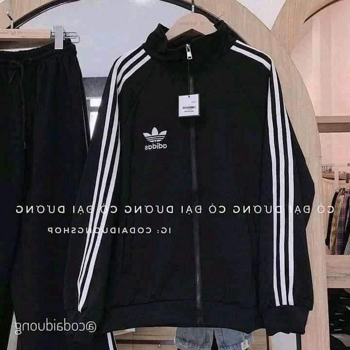 Áo khoác nỉ nam nữ form rộng ba sọc tay phong cách ulzzang unisex