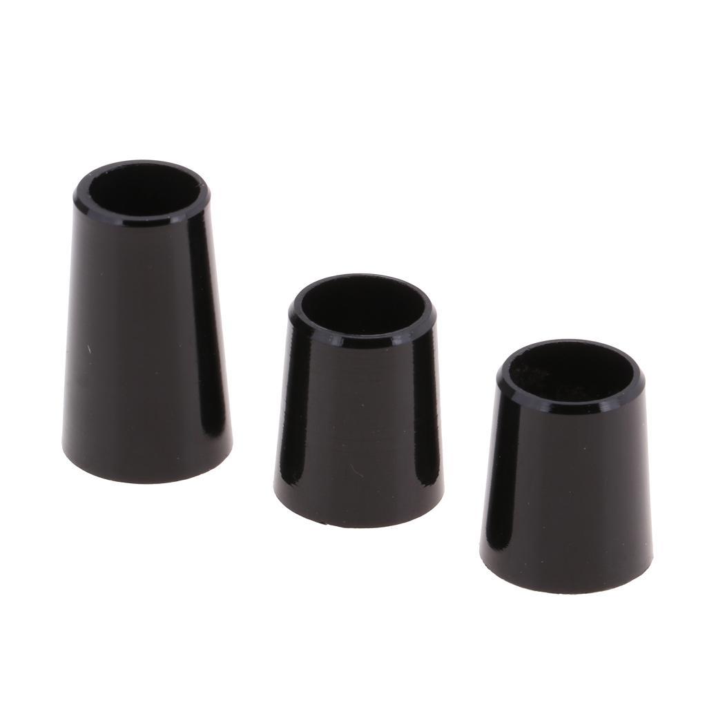 3x5pcs Black Golf Shaft Sleeve Ferrules .335 .370 Adapter .370