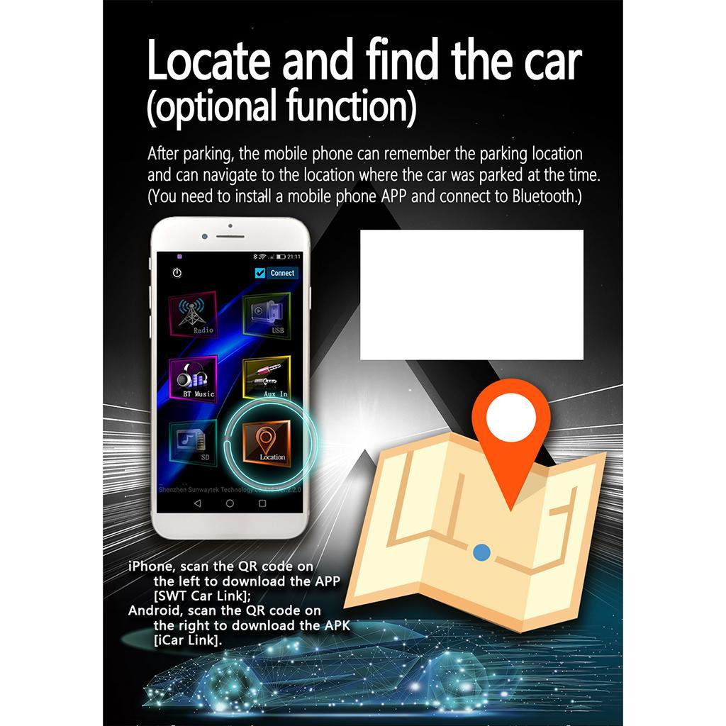 Bluetooth Car Stereo MP3 Player AUX / USB / TF / FM Standard