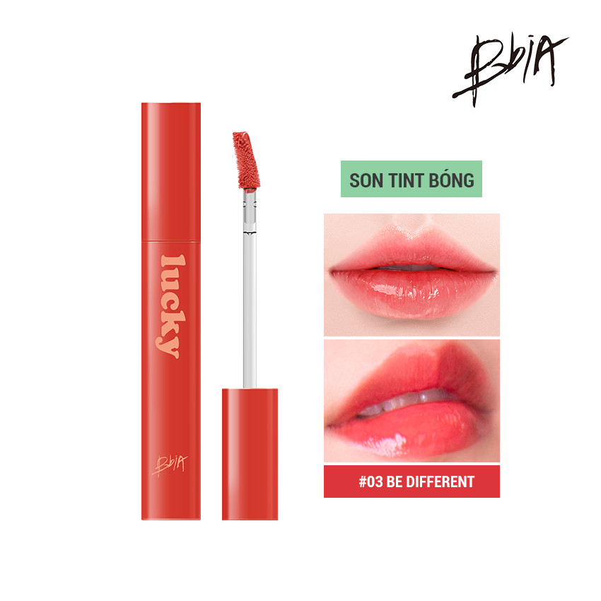 COMBO SẮC CAM gồm Son Kem Lì BBIA Last Velvet Lip Tint 22 Mellow Note và Son Bóng BBIA Lucky Shine Tint 03 tặng gương