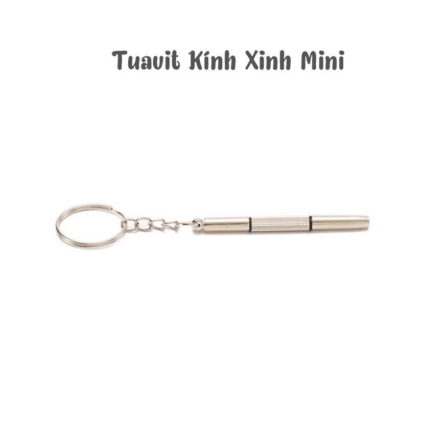 Kính gọng Mắt tròn nhỏ Kim loại Hàn Quốc cao cấp KL29133 + tặng Tuavit móc khóa mini