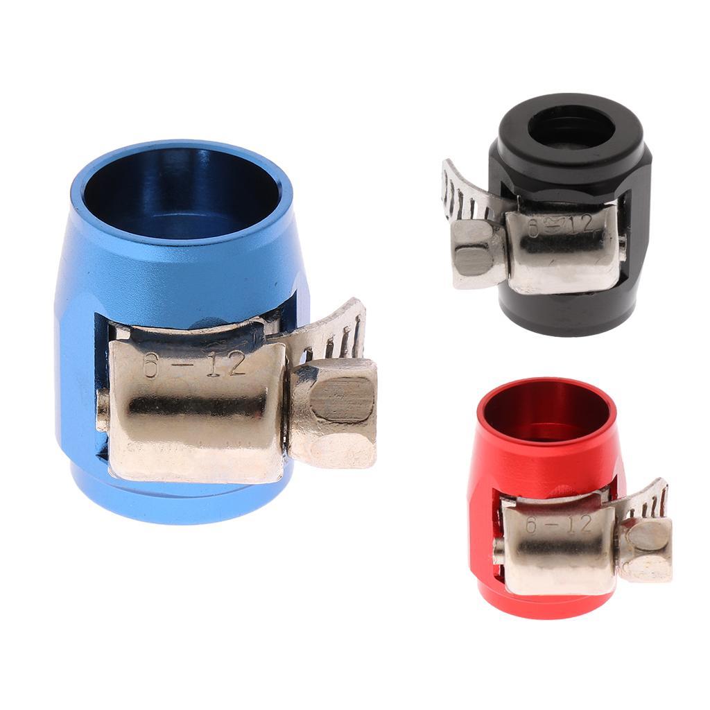 AN4 Car Fuel Oil Water Hose Pipe End Finisher  Aluminium
