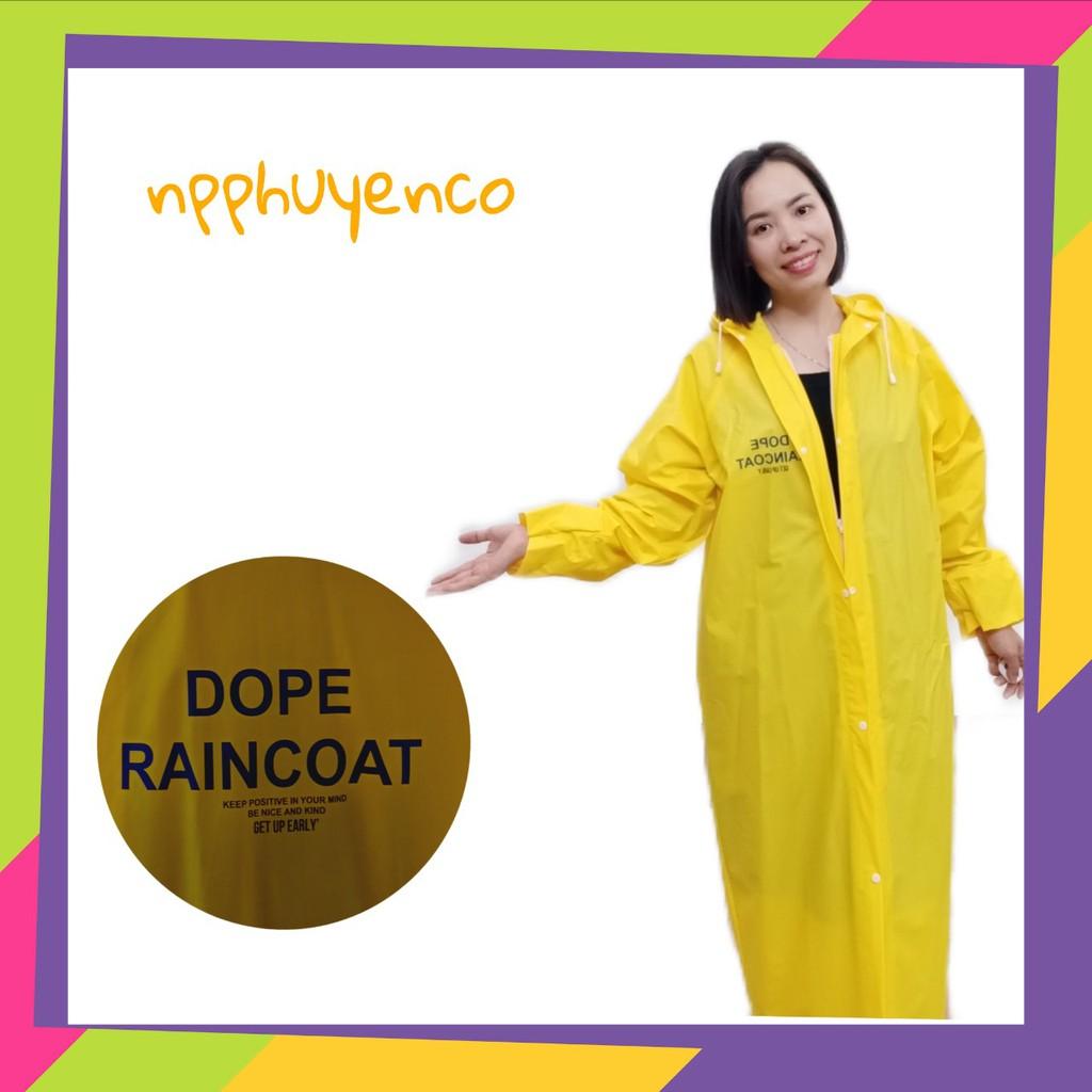 ÁO MƯA MĂNG TÔ ADOPE RAINCOAT THỜI TRANG UNISEX có KHÓA KÉO - siÊu cá tính bao chất hàn quốc