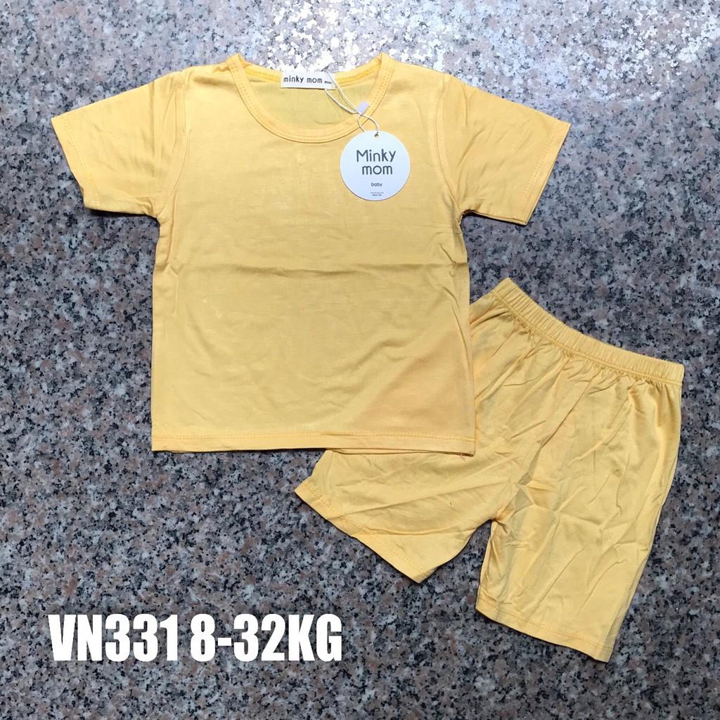 Bộ Minky Mom Cộc Tay, Ngắn Tay. Bộ Mimky Mom siêu mềm mịn mát cho bé trai bé gái, Size Từ 80-150.