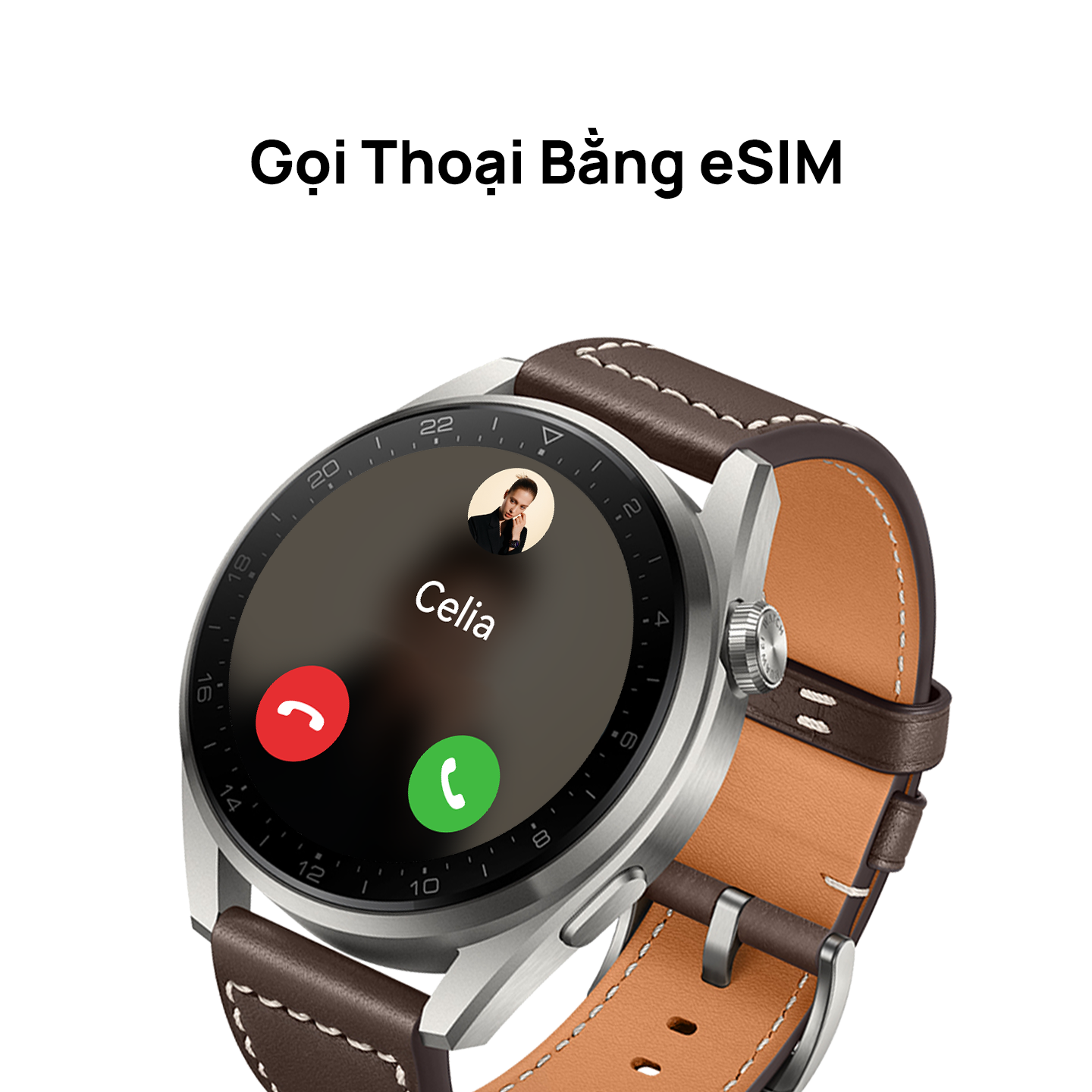 Đồng Hồ Thông Minh HUAWEI WATCH 3 Pro | Gọi Thoại Bằng eSIM | Theo Dõi Sức Khỏe Cả Ngày | Thời Lượng Pin Lên Đến 5 Ngày | Hàng Chính Hãng