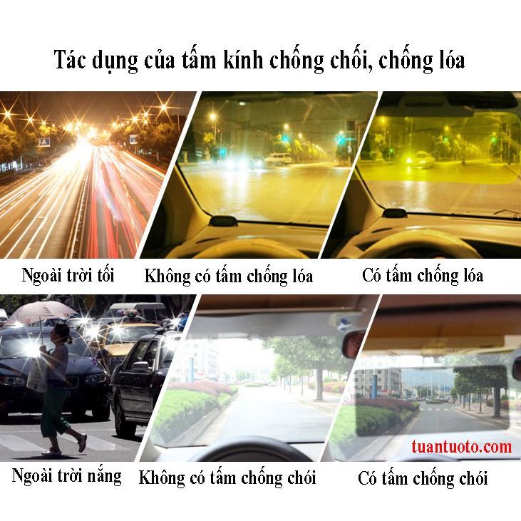 Tấm kính chống chói, chống lóa cho tài xế ô tô