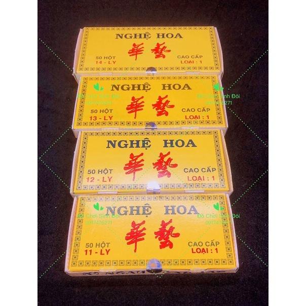 xí ngầu cao cấp nghệ hoa - hộp 50 viên