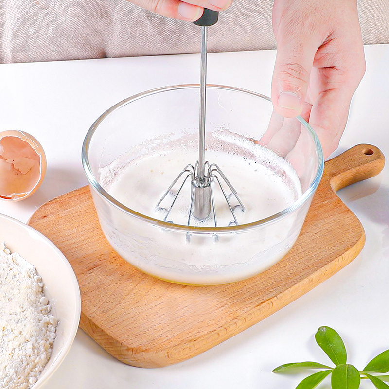 Dụng cụ đánh trứng ấn xoay tiện lợi Echo 26cm - Hàng Nội Địa Nhật Bản