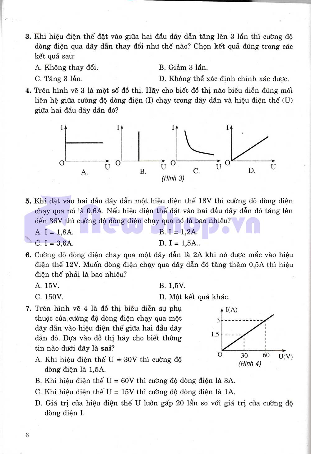 Câu Hỏi Và Bài Tập Trắc Nghiệm Vật Lí 9 (Tái Bản)