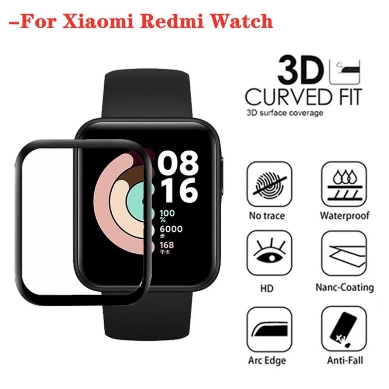 Kính Cường Lực Viền Cong 3d Cho Đồng Hồ Thông Minh Xiaomi Redmi Watch / Mi