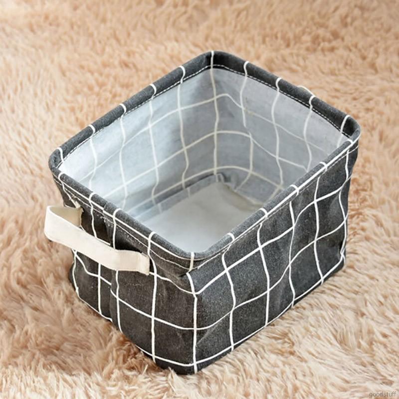 Giỏ vải đựng đồ đa năng tiện dụng in họa tiết xinh xắn