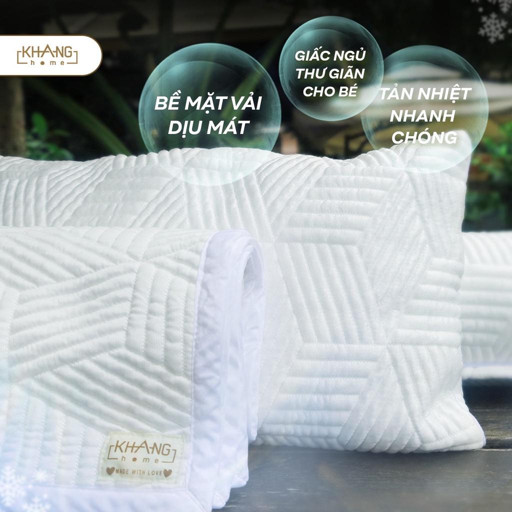 Gối Chống Trào Ngược CoolFabric Khang Home - Công Nghệ Vải Mát Tản Nhiệt Nhanh, Mát Dịu Tức Thì