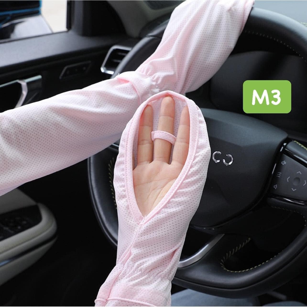 GĂNG TAY CHỐNG NẮNG MẪU MỚI SIÊU DÀI, CÓ CHE MU BÀN TAY TIỆN LỢI