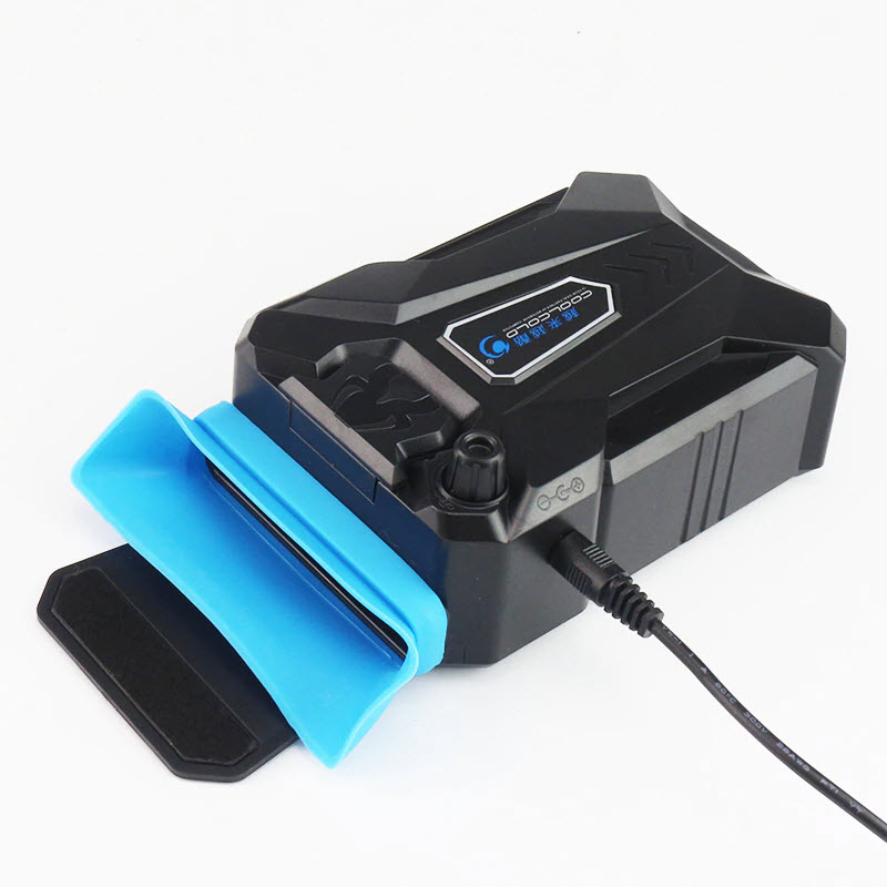 Quạt Hút Tản Nhiệt Laptop Chuyên Dụng Cao Cấp Cho Game Thủ CoolCold K27 Cắm Cổng USB - Kèm Bàn Di Chuột - Hàng Chính Hãng)