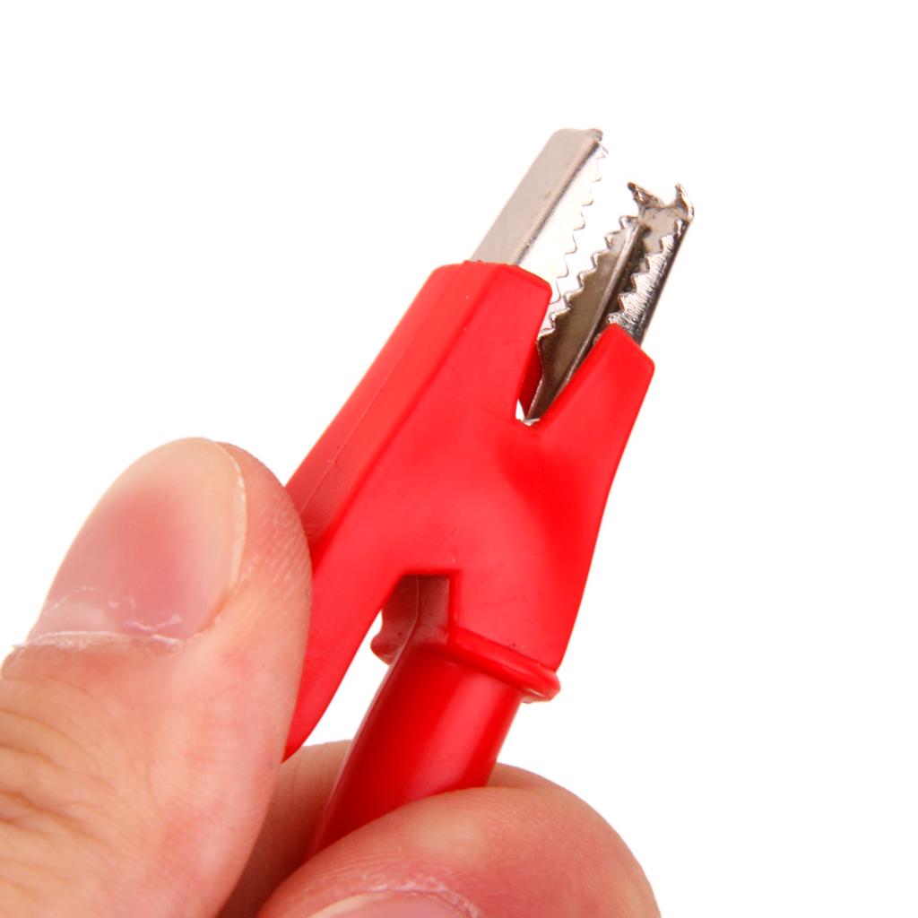 Generic 15A 4mm Banana Plug to Alligator Clip Clamp Test Probe Cable