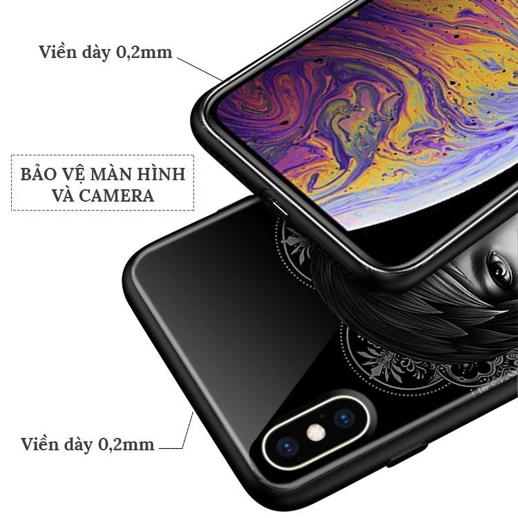 Ốp Lưng Cô Gái Cạnh Vuông dành cho Iphone 6/6Plus/6S/6S Plus/7/7Plus/8/8Plus/X/Xs/Xs Max/11/11 Promax/12/12 Promax Lpc20120347