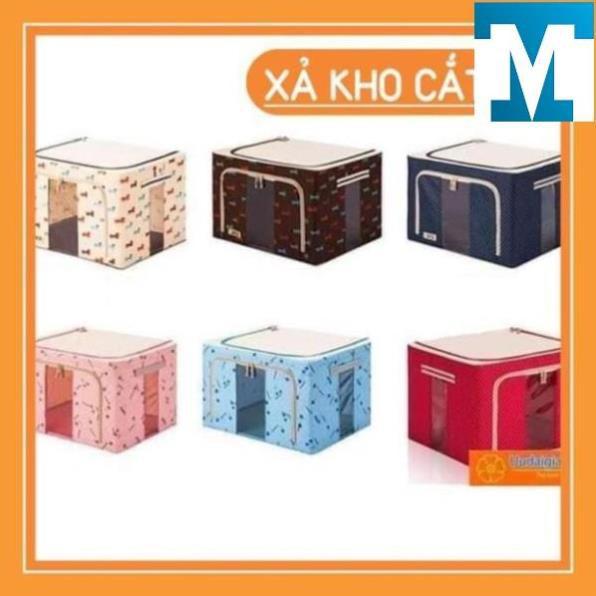Hộp Đựng Chăn Màn ,Quần áo Đa Năng Thông Minh Màn Túi Bằng Vải Khung Thép Kim Loại Chịu Lực Tmark