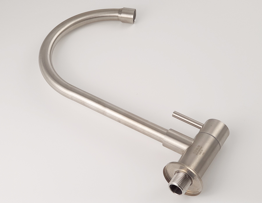 Vòi rửa chén lạnh âm tường Inox SUS 304 Eurolife EL-RC08