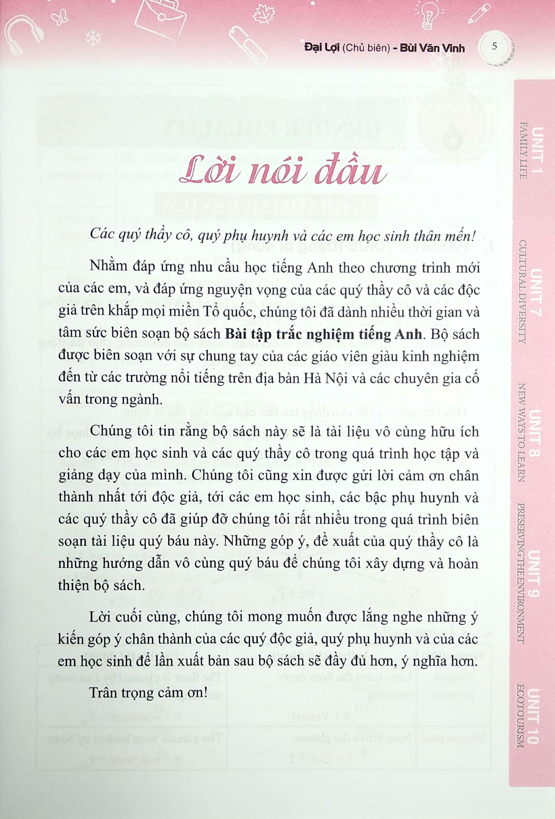 Sách Bài Tập Trắc Nghiệm Tiếng Anh Lớp 10 - Tập 2 (Có Đáp Án)