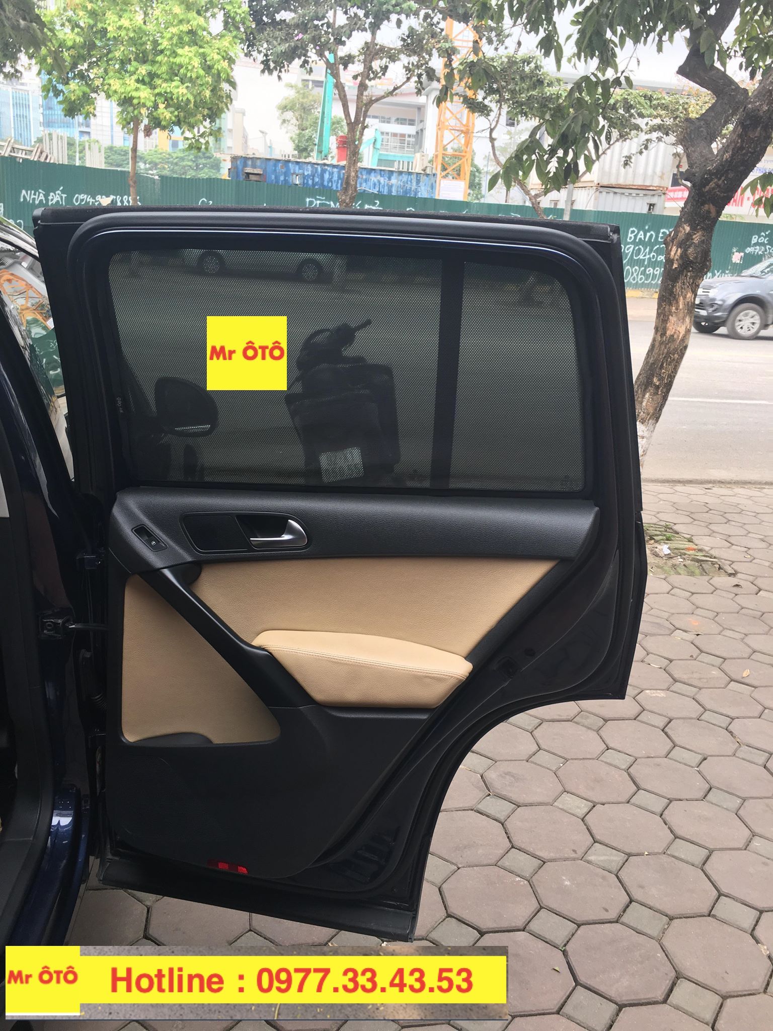 Rèm Che nắng xe wolkswagen TIGUAN 2013 1 có hút nam châm, Vải dày dặn, chống nắng tuyệt đối
