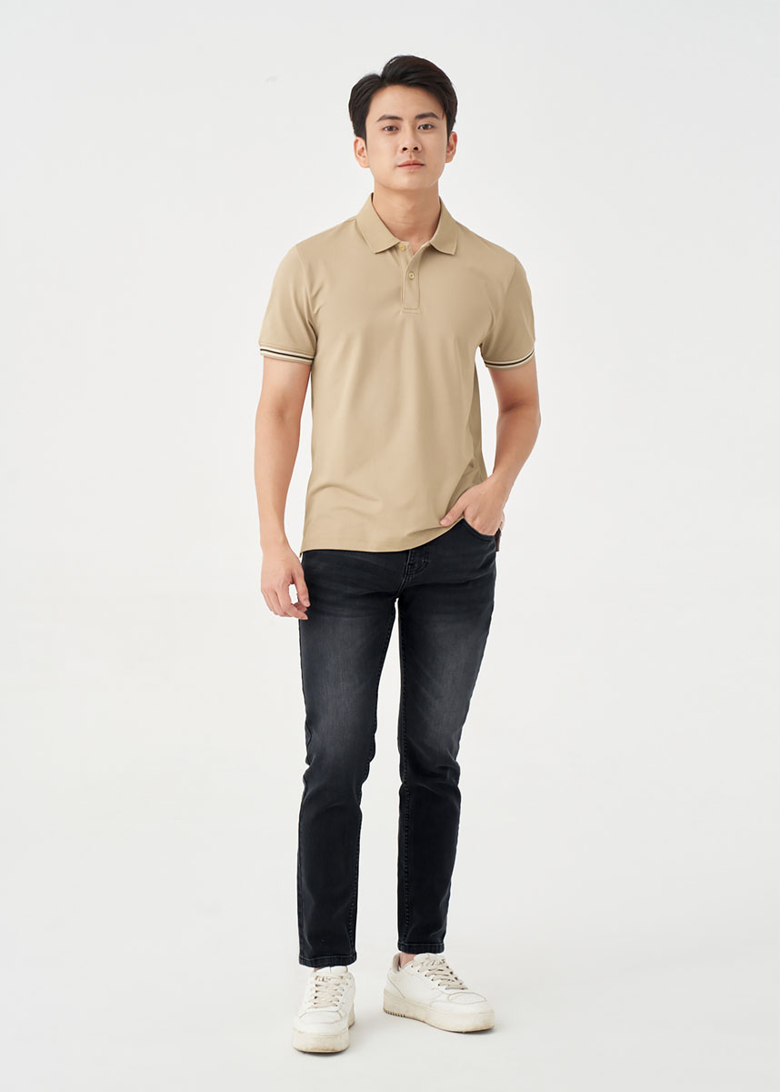 Áo Polo Nam  5S FASHION Trơn Basic, Nhẹ, Mát, Thiết Kế Đơn Giản Trẻ Trung (APC24071)